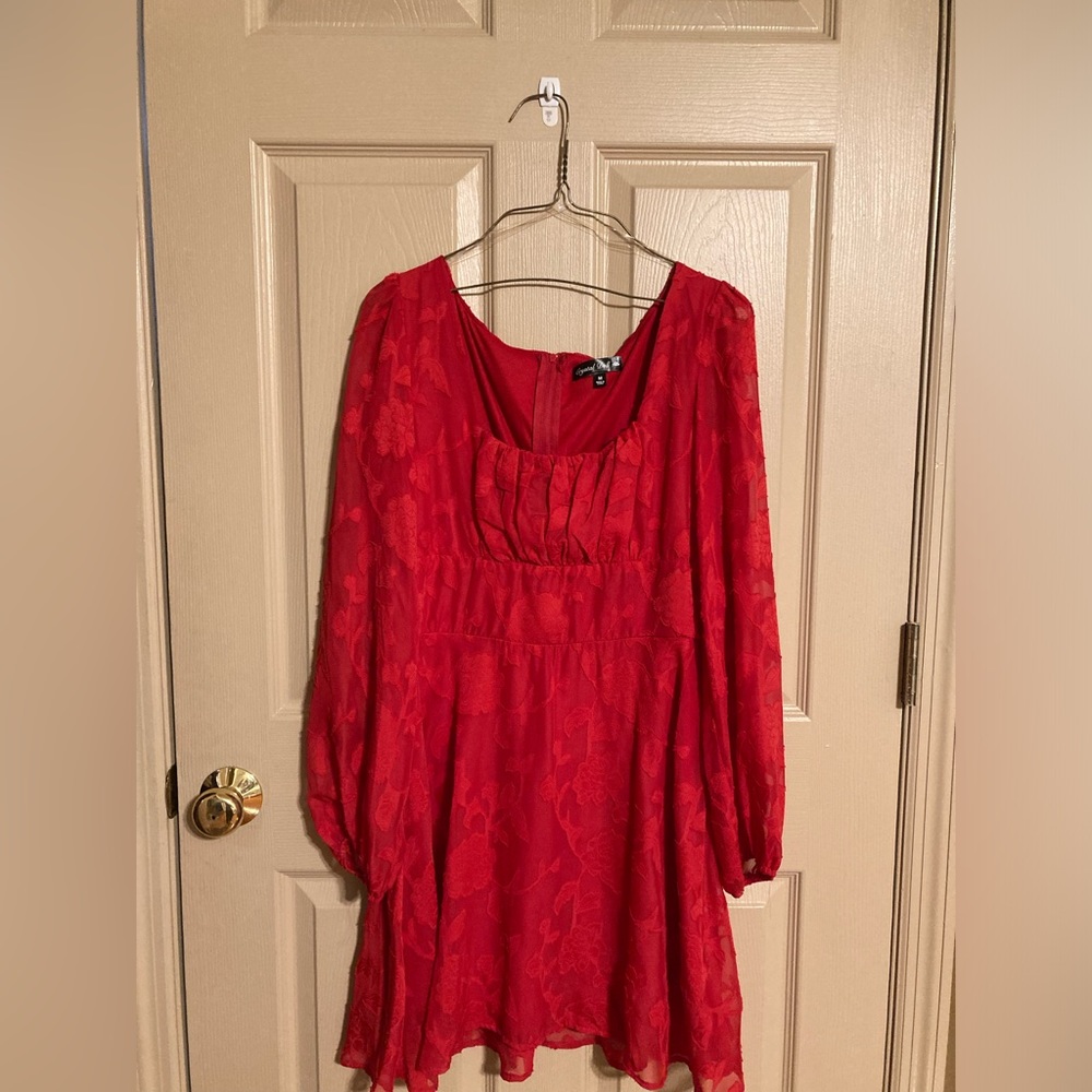Red dress